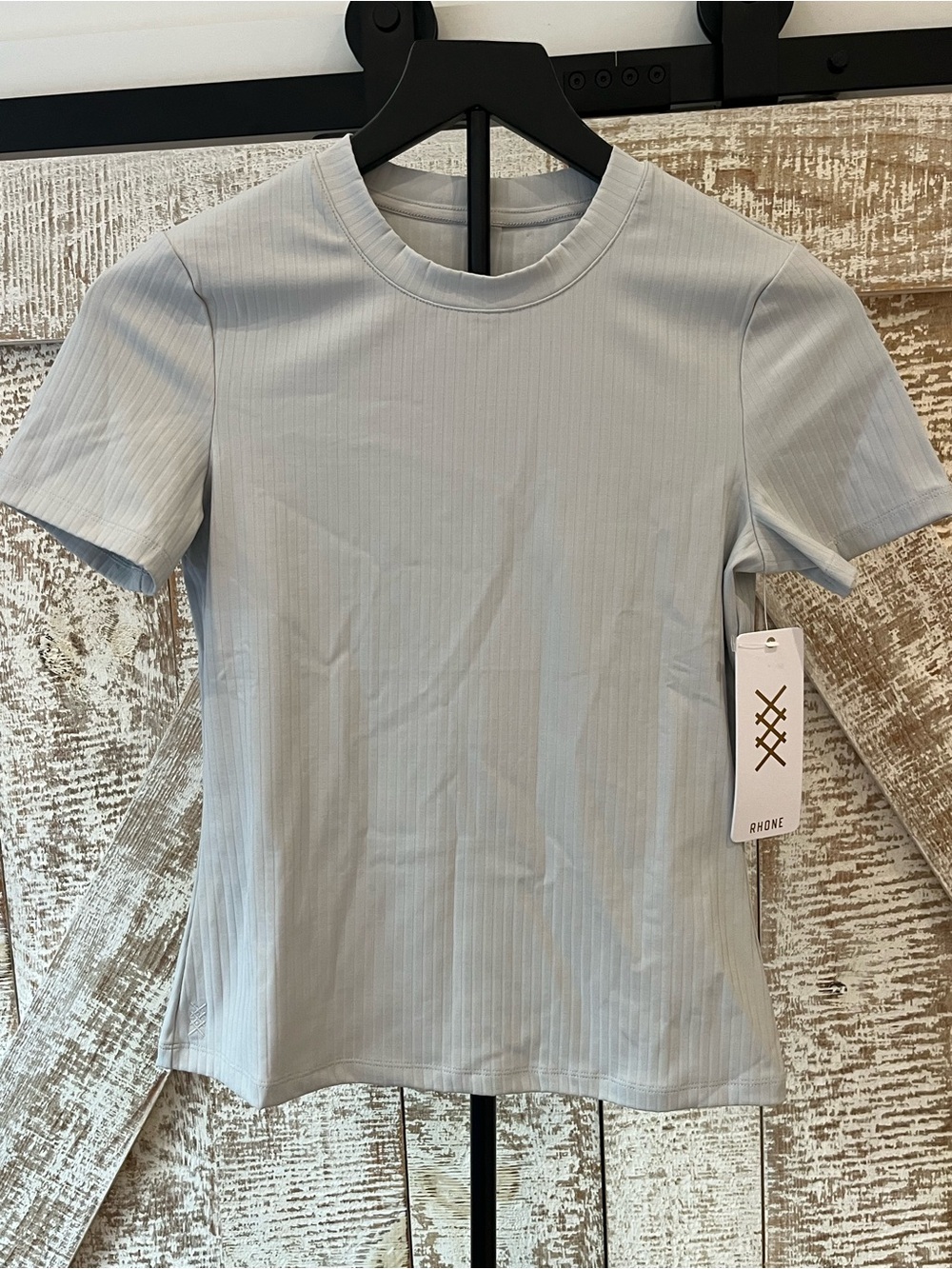 Rhone Women’s Mist size Modern Small Ribbed Short Sleeve Top - NWT